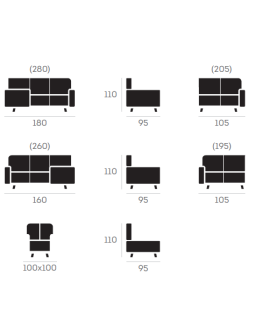 Rinconera mod. Triana | Mobel Home AMD
