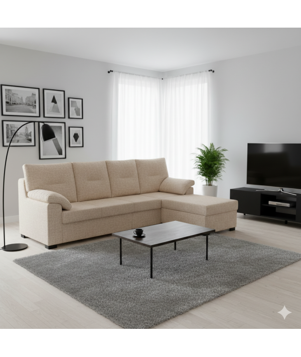 Cheslong 4 pl mod. Laura (reversible) | Mobel Home AMD