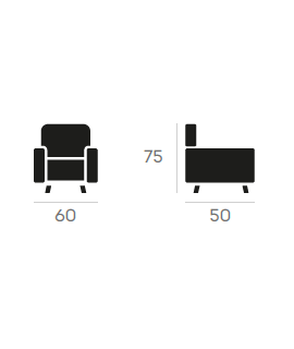 Sillón mod. Mimos | Mobel Home AMD